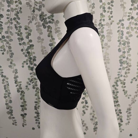 Koral UNAMI MAURI N MOCK NECK CROP TOP Sz S - Picture 5 of 9